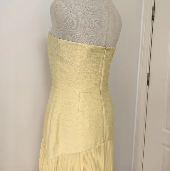 Alexis Yellow Strapless Maxi Dress - Picture 10 of 14